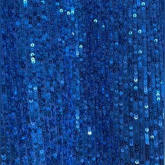 NEW Cece Royal Blue Sequin Top - Picture 11 of 12